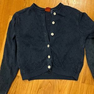 Vintage cotton linen cardigan